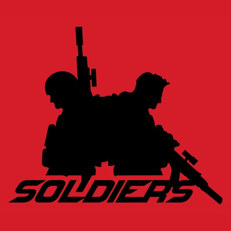 2 Soldiers Crew War Team Freedom Soldier Fighter