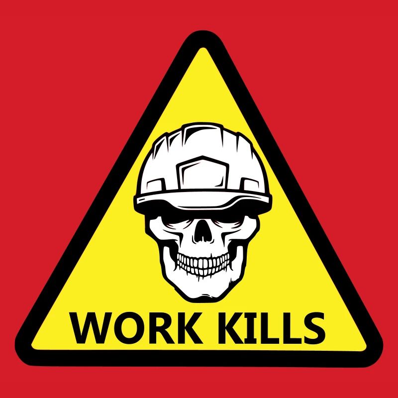 Danger Work, Kill sign with a helmeted skull