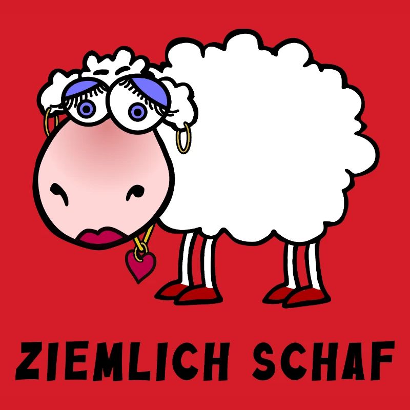 Jeu de mots de dessins animés Pretty Sheep