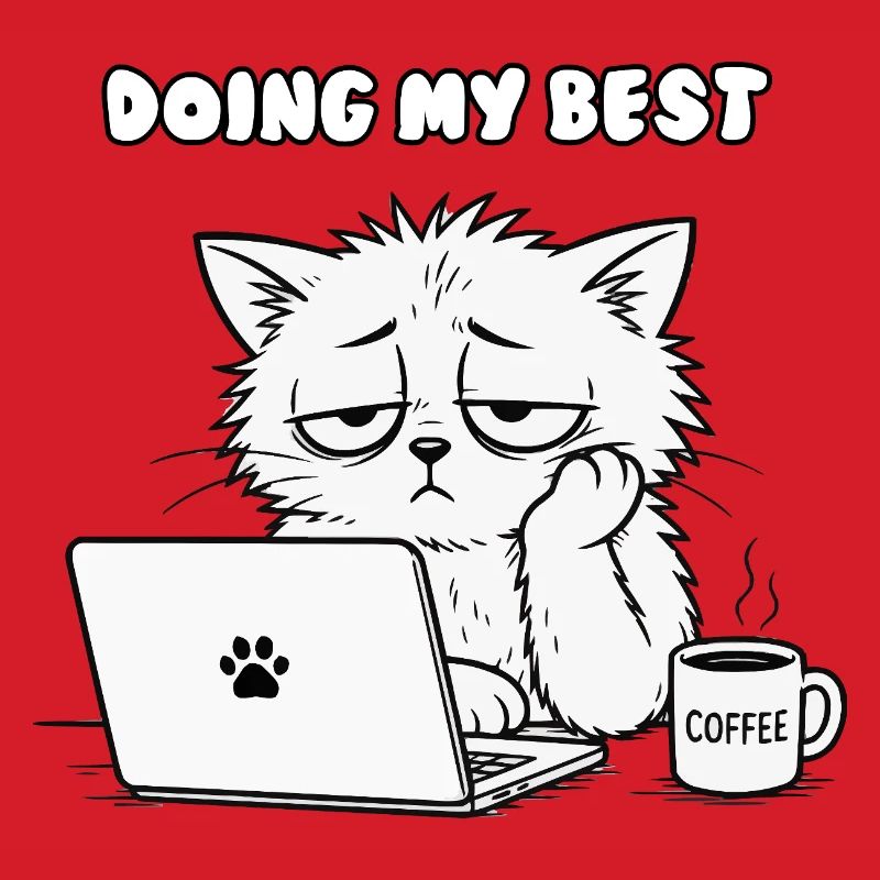 Feline Office Motivation