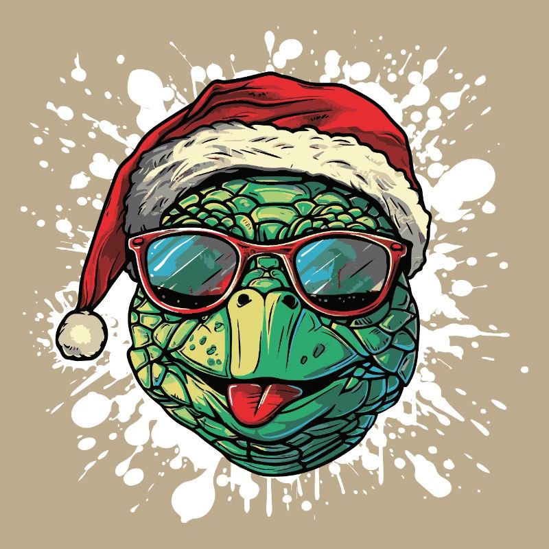 Turtle Christmas Funny