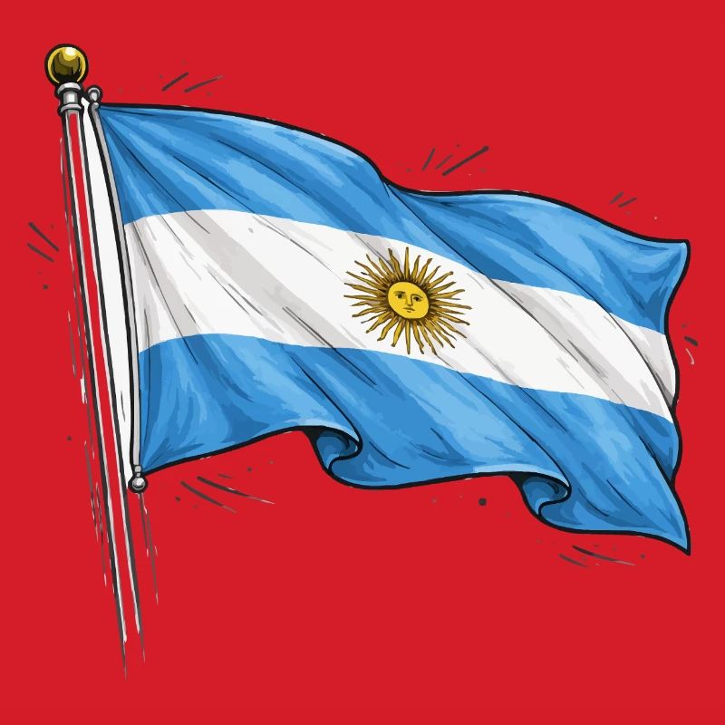 Drapeau de l’Argentine
