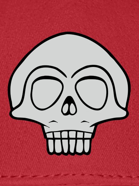 Graues Schädel Design