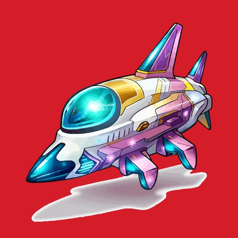 Comet Flight Spacefighter Neon