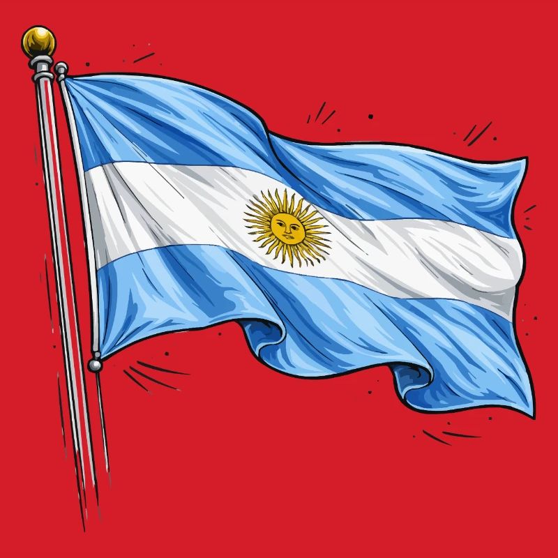 Drapeau de l’Argentine