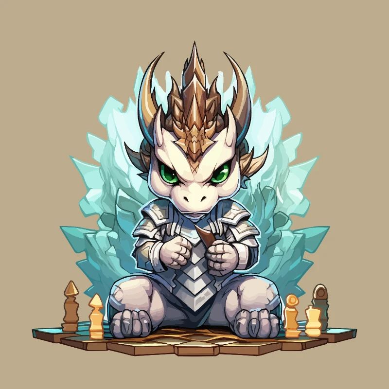 Eisdrache Ritter Kristallkranz