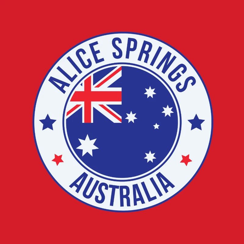 Alice Springs Australia Patch Emblem