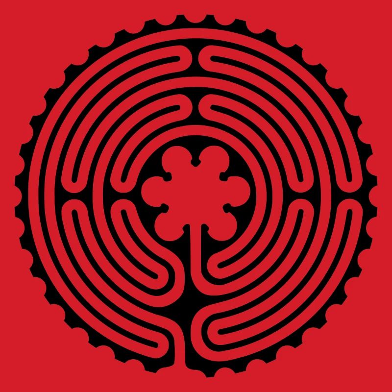 Changement de couleur d’illustration vectorielle de labyrinthe possible