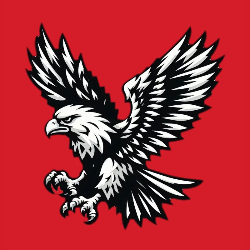 Adler schwarz weiss