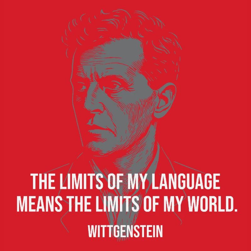 Wittgenstein-Zitat: Language Limits Design