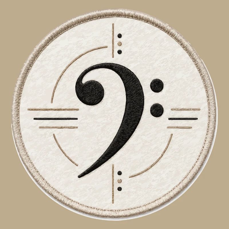 Bass clef on patch