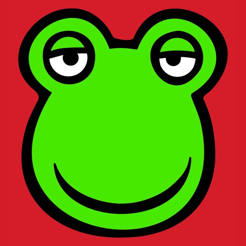 Frog Toad Smiles Funny Comic Happy Cool