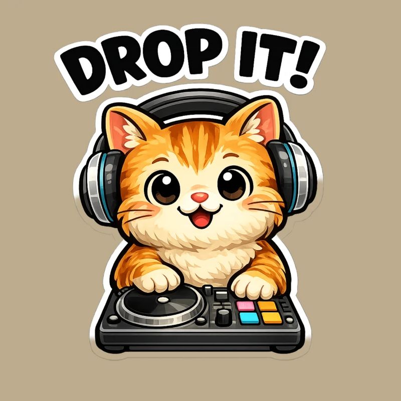 Drop It DJ-Katze