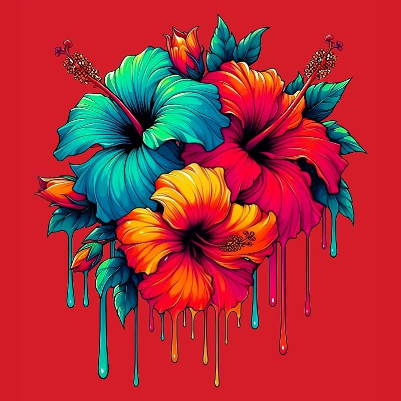 Fleurs d’hibiscus