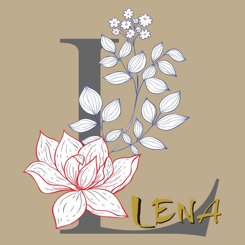 Initiale Buchstabe Lena