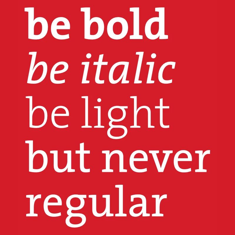 be never regular