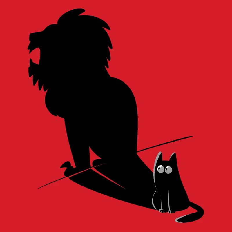 Furry Cat & Lion Shadow Design