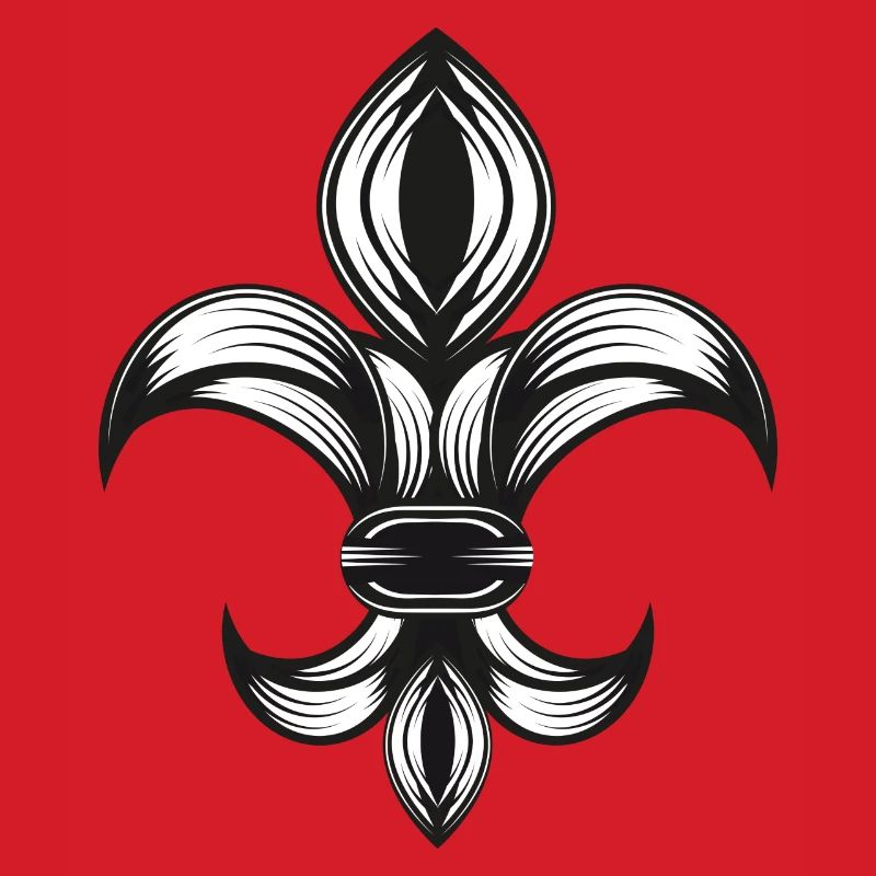 stilisierte Schwertlilie - Fleur-de-Lys