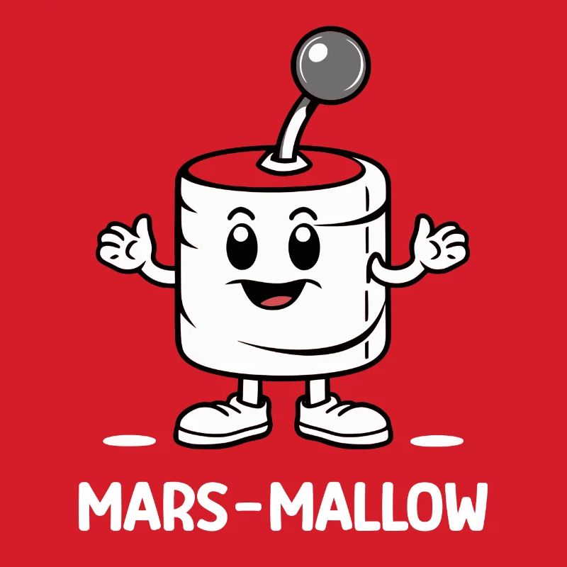 Marshmallow Planet Mars Pun