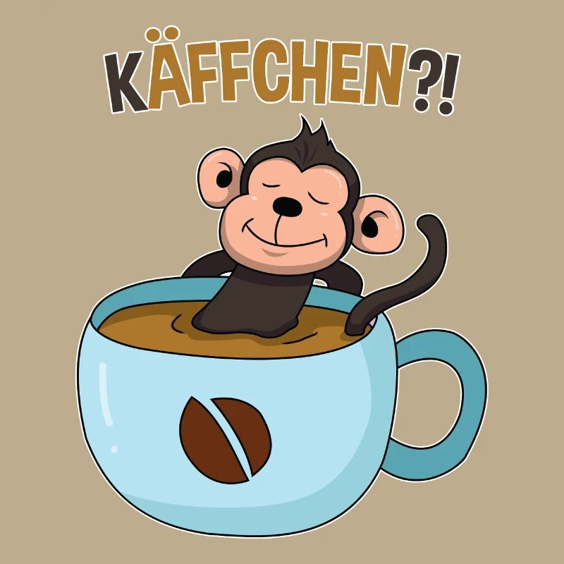 Coffee break with monkey