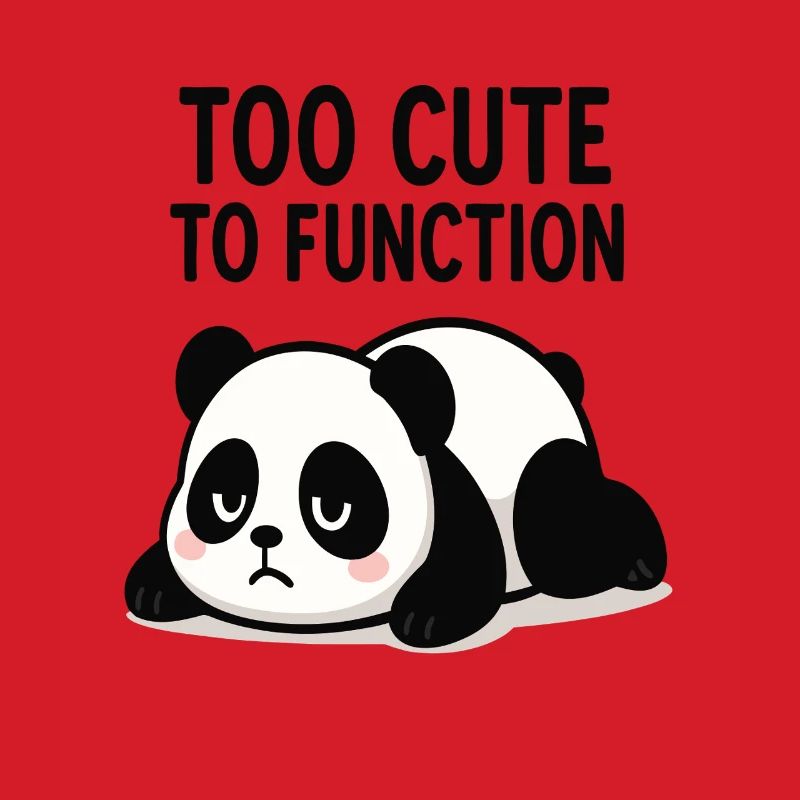 Panda Too Cute To Function