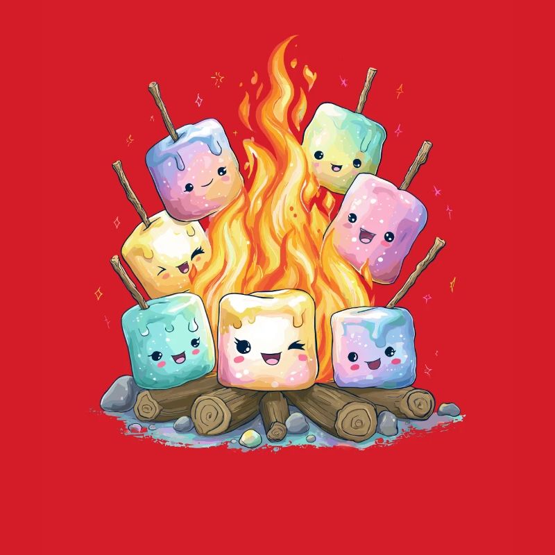 Lagerfeuer Marshmallows Spaß