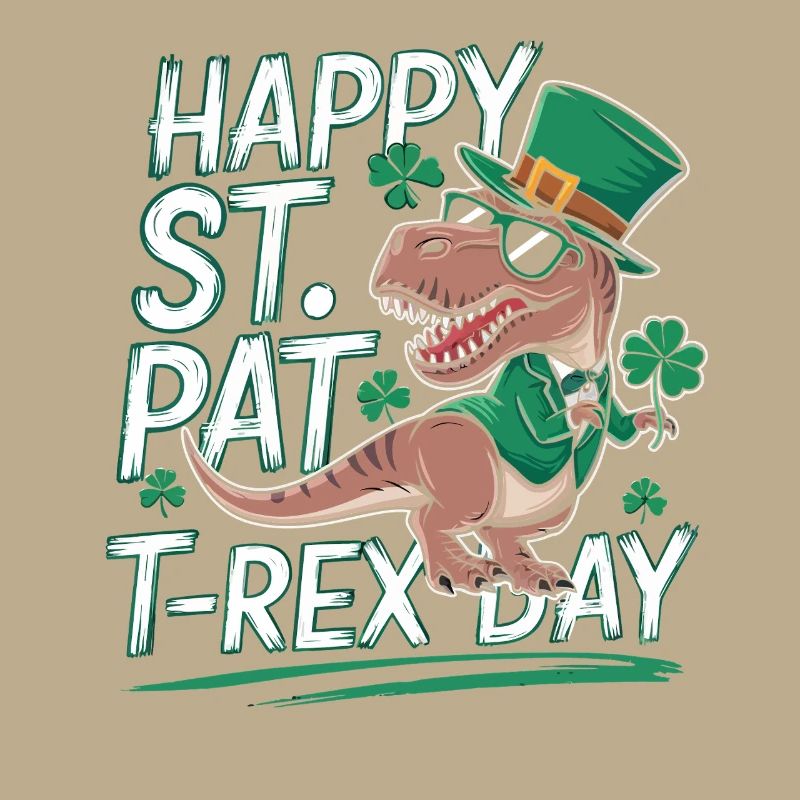 Chapeau de T-Rex de Saint-Patrick