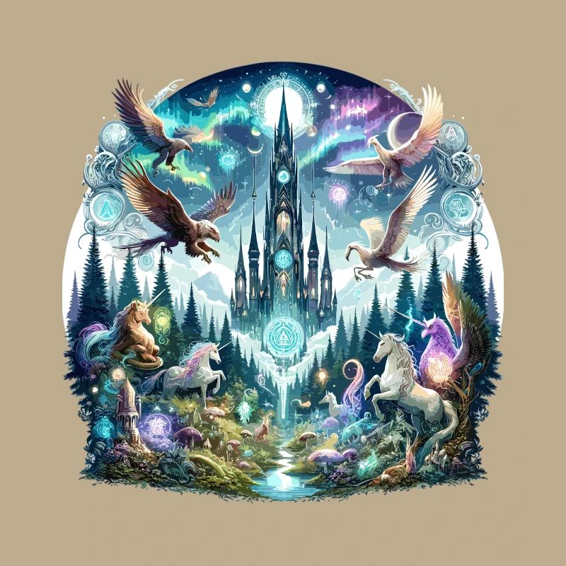 Enchanted Tower Forest Dream