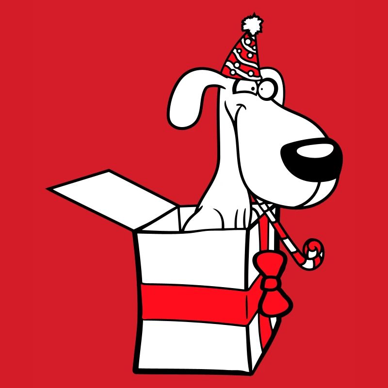 Dog Birthday Gift Party Hat Celebrate Toad