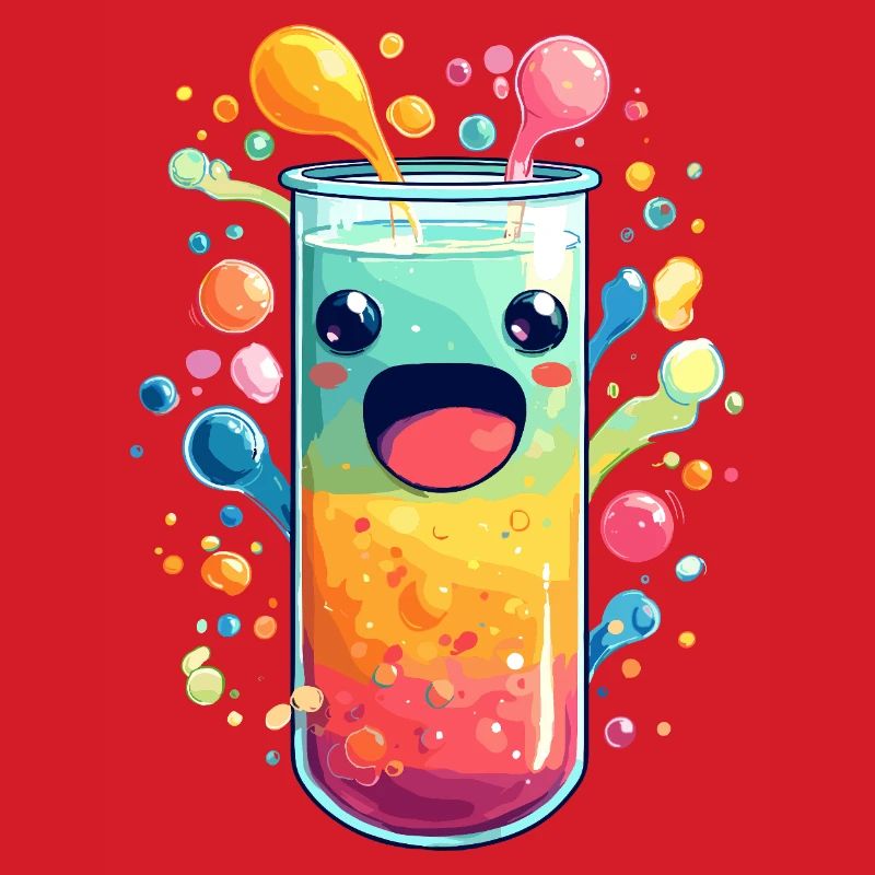 Bunte Saft Explosion Teströhre