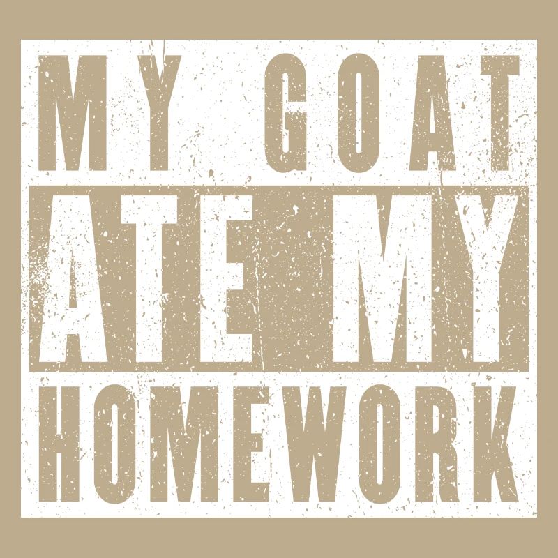 Ma chèvre a mangé mes devoirs