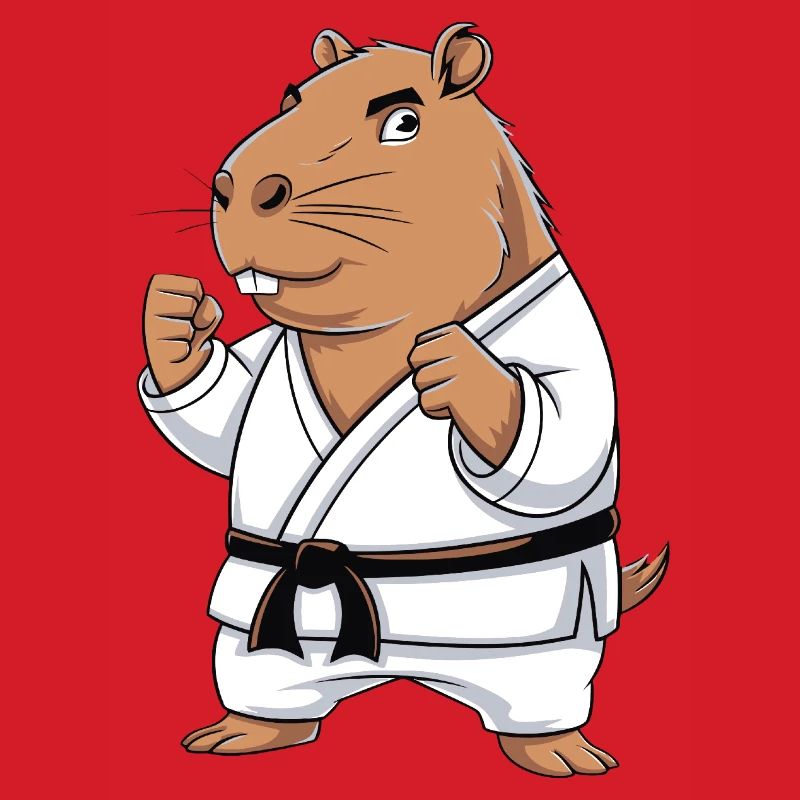 Karate Hamster in Gi