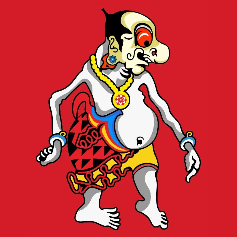 Grotesque Oni Harlequin Tee