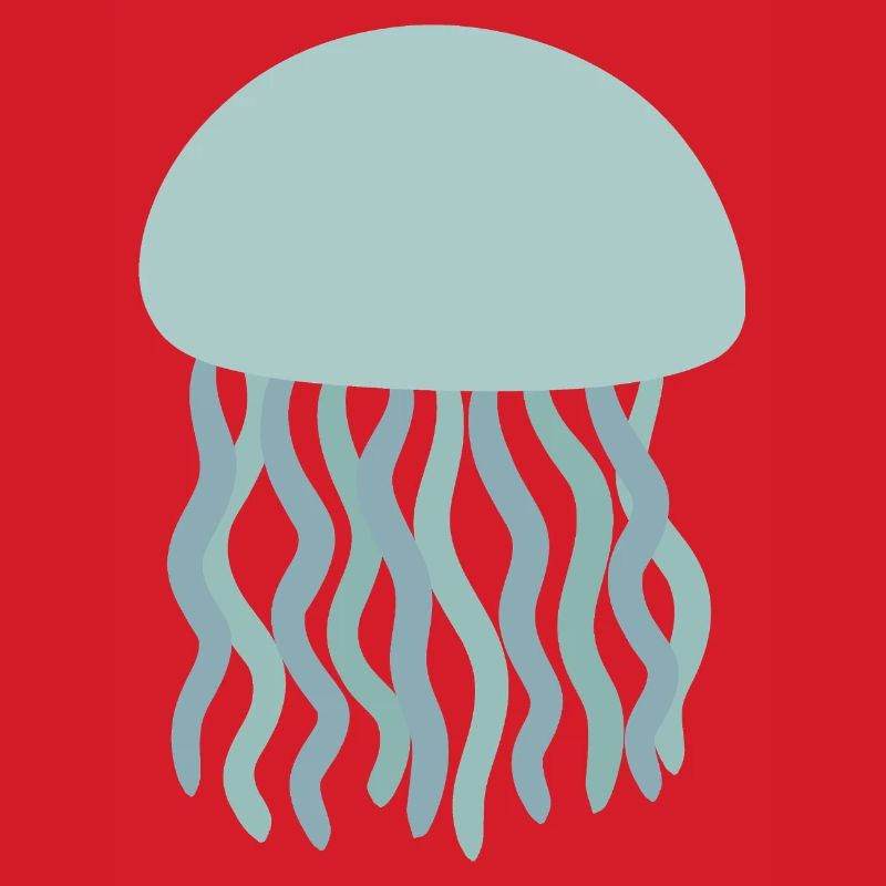 Illustration de l’océan dérivé de méduses