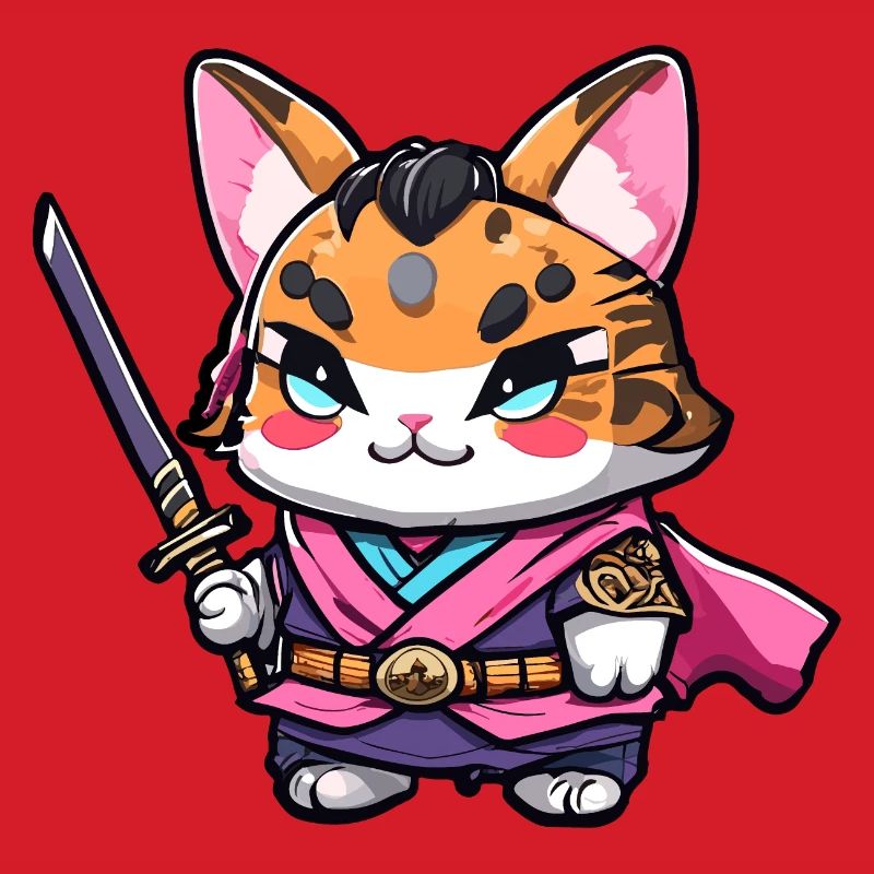 Chat samouraï #18
