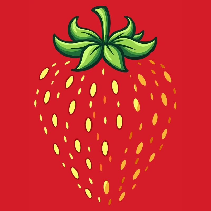 Erdbeere Früchte - Fasching Kostüm