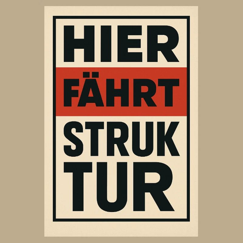 Here Drives Structure 1930s Poster