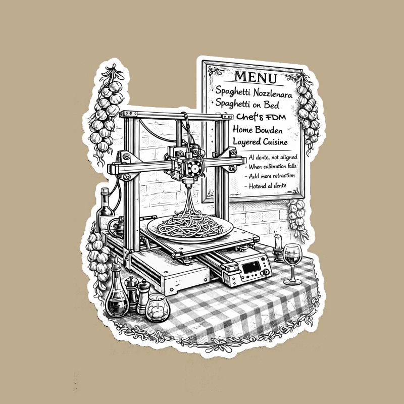 Spaghetti-3D-Drucker