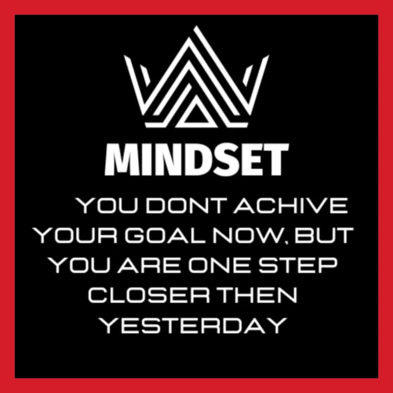 It is all about mindset