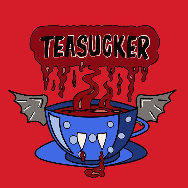 Tee Halloween Blut Vampir