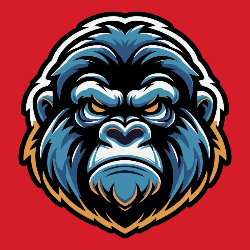 Mascot Gorilla Head