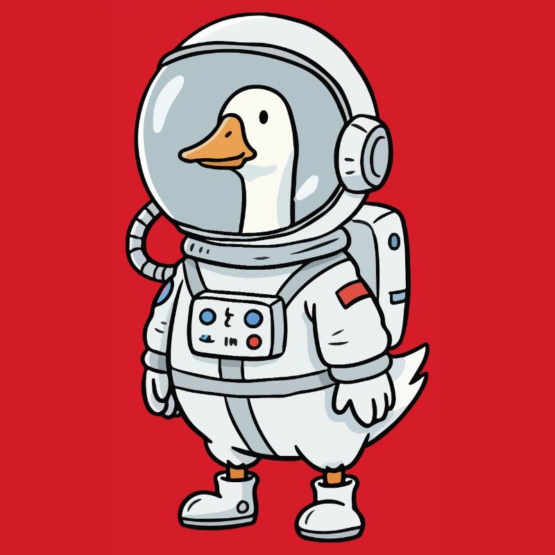 Astronaute de l’Oie de l’Espace