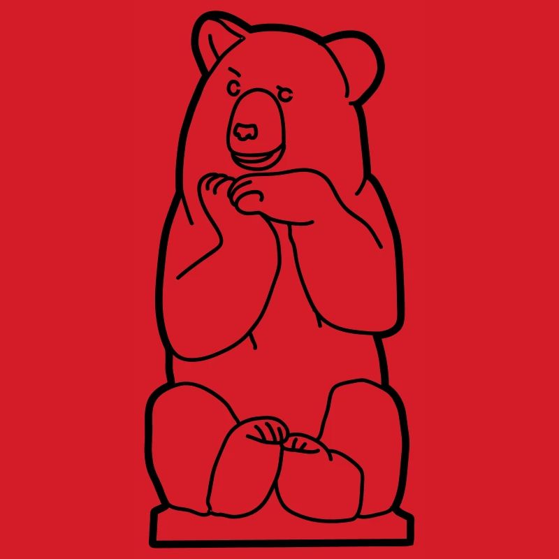 Berliner Bär, sitzend