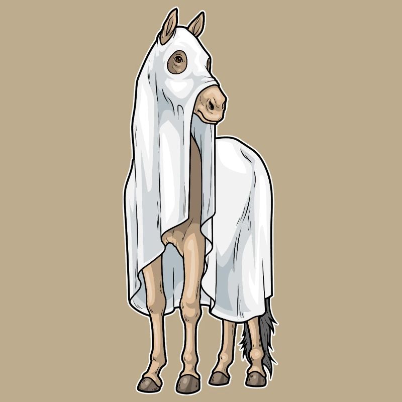Pferd Halloween Geist