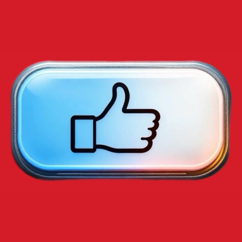 Neon Thumbs Up Gradient
