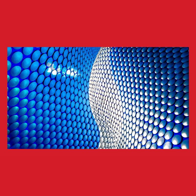 Cobalt Bubblewave Abstract