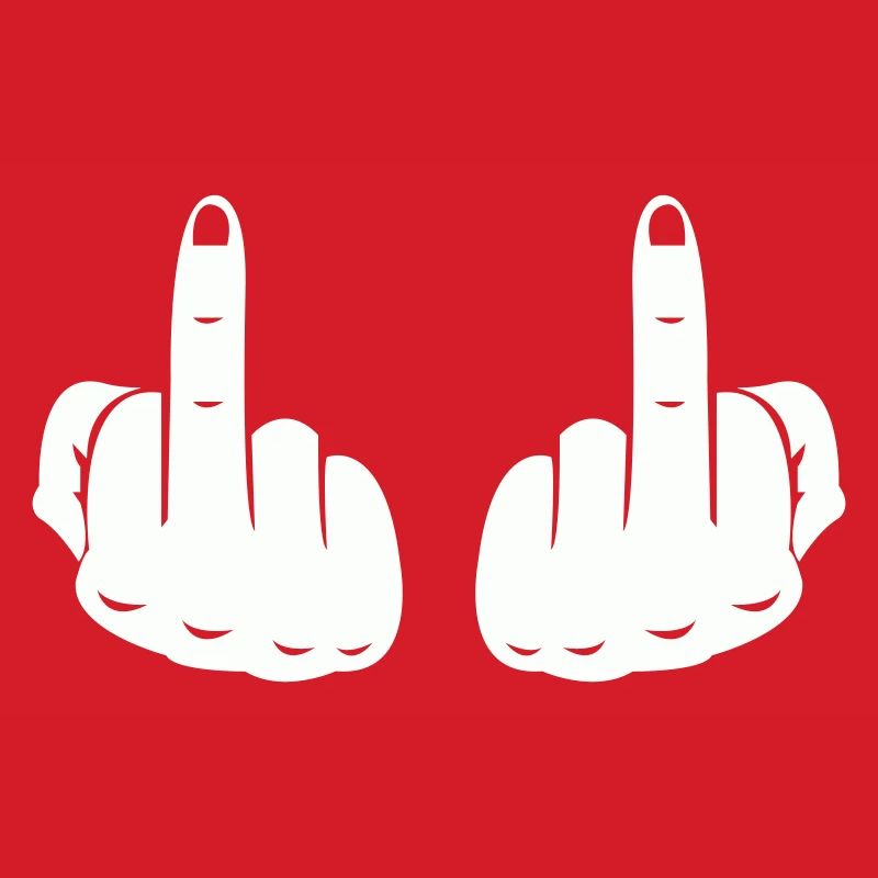 middle finger hands