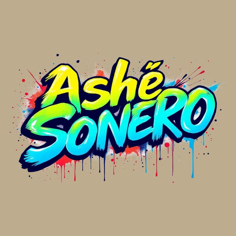 Ashe Sonero Graffiti-Regenbogen