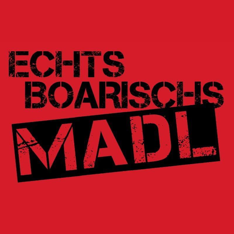 Echts Boarischs Madl - black