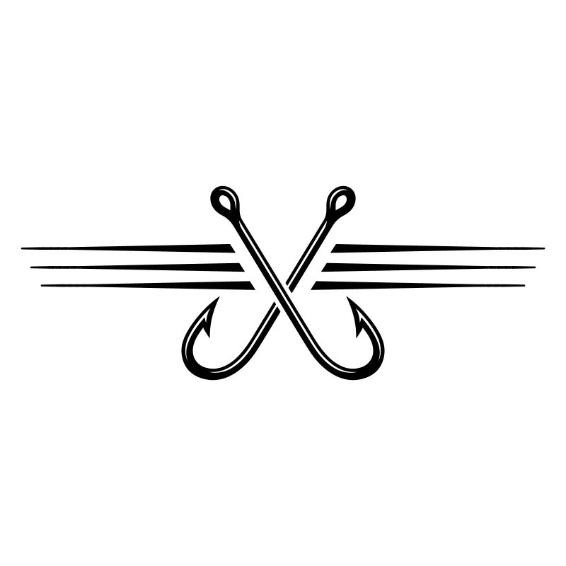 Fish hook icon
